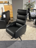 Erpo - Sessel EM 230.15 Leder 250 100 Schwarz Sternfuß Metall Schwarz Pulverbeschichtet Mit Motorischer Verstellung - 2