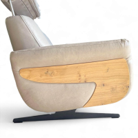 himolla - Sofa 4150 Cumuly Comfort Nappa Leder 22 Island Beige Soft Metallkufe Anthrazit Mit Elektrischer Verstellung - 7