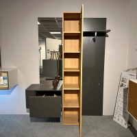 Hülsta - Garderobe Gentis Lack Grau Akzent Eiche Naturstamm - 2