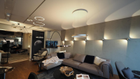 Walter Knoll - Ecksofa Jaan Living Leder Elen 1406 Taupe Grau Beige Füße Aluminium Schwarz Matt Pulverbeschichtet - 7