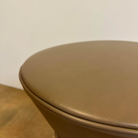Walter Knoll - Hocker Bellows 222 H1 Leder Elen Fango Braun Gestell Holzkonstruktion Mit Gasfeder Höhenverstellbar - 5