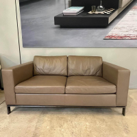 Walter Knoll - Sofa Foster 503 20 Leder Elen Fango Braun Gestell Schwarz Verchromt Inklusive Kunststoffgleiter - 8