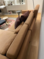 De Sede - Sofa DS 87 Leder 45 Naturale Cuoio Braun Füße Schwarz Beschichtet - 2