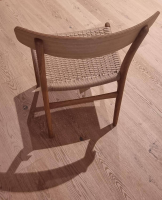 Carl Hansen & Søn - Stuhl CH23 Eiche Geölt Sitzfläche Natur Geflecht - 5