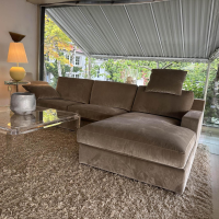 Bielefelder Werkstätten - Ecksofa Inspiration Stoff Feinvelour City Velvet Sand Braun - 9