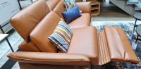 Rom - Garnitur Adora Leder Montana Cognac 2 Sofas - 2
