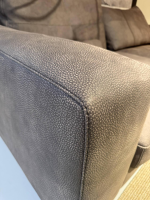 Cierre - Sofa Dolce Vita Lifestyle Leder Piumone Vintage Grigio Grau Beige Gestell Metall Schwarz Verchromt - 5