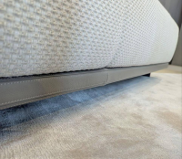 Molteni & C - Sofa Cleo Außen Leder Fango Innen Bouclestoff Kat. K Kubo KH612 Weiß - 3