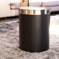 Minotti - Beistelltisch Bailly Platte Aus Zebrino Marmor Oberseite Hellgold Umrandet - 6