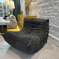 Ligne Roset - Sessel Togo Stoff S Alcantara Anthrazit - 5