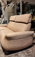 himolla - 2er Set Sofa 4151 Leder 27 Leonessa Desert Beige Metallkufe Anthrazit Mit Motorischer Wall Free Funktion Ohne Dekokissen - 6