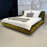 Interlübke - Boxspringbett Jalis Stoff Carlucci CA 1662 Gold Gelb mit Matratze - 10