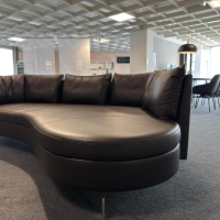 De Sede - Sofa DS-167 Leder Select 2477 Cigarro Braun Füße Edelstahl Poliert Rücken Umlaufend Verschiebbar - 5