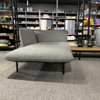 Tribù - Outdoor Lounge Senja Rustic Weave Linen Grau Gestell Aluminium Schwarz Inklusive Teakholz Zwischenablage Und Couchtisch - 11