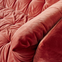 IP Design - Soulmate Sofa 220/110 Stoff City Velvet Reloaded CA7832/063 Rot - 9