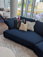 Walter Knoll - Wohnlandschaft Molamisa Stoff Undersea Blau ohne Dekokissen - 3