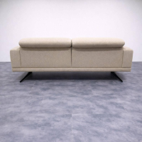 Casada - Sofa 3-Sitzer 1565 Stoff 20 Q2 Eden Gris Beige Gestell Metallkufen Anthrazit Pulverbeschichtet - 6