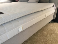 RUF Betten - Boxspringbett Amado 43110 Stoff 08757 Sand Beige Füße Metall - 7