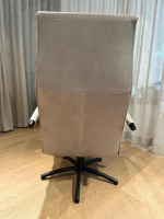 Jori - Relaxsessel Mensana Leder Lolita Alberto Braun Grau mit Verstellfunktion - 5