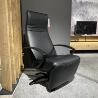 Jori - Sessel Brainbuilder JR-7760 Mono Move Medi Leder Celia Nero Schwarz 5 Stern Fuß Ellipse Schwarz Lackiert - 2