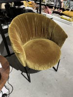 Bullfrog - Sessel Tonic Typ 146 Stoff Charmelle Royal Plush 14 Olivgrün Drehgestell Stahl Schwarz Pulverbeschichtet - 2