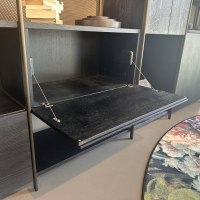 Janua - Regalsystem BC 06 RooM68 Eiche Schwarz Gebeizt Und Aluminium Eloxiert C33 Bronze - 7