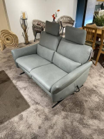 himolla - Sofa Cumurex 6270 Leder 22 Soft Nappa Jade Blau Gestell Metall Schwarz Pulverbeschichtet Mit Relaxfunktion - 10