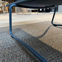 Weishäupl - Sonnenliege Balcony Bespannung Batyline Eden Grünblau Meliert Gestell Edelstahl Rauchblau Pulverbeschichtet - 2