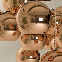 Tom Dixon - Pendelleuchte Copper Einzeln Shade in Finish Messing - 2