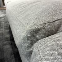 Flexform - Sofa Groundpiece Stoff Elvira 1722 Grau Füße Metall Inklusive Hocker Bangkok - 11