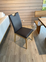 Schösswender - Essgruppe Oviedo Wildeiche Massiv Geölt Echtleder Laguna Soft Braun - 3