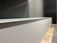 Sudbrock - Wohnwand Cubo Lack Canagrau Mit Eiche Anthrazit Gebeizt - 7