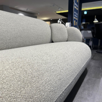 Leolux - Sofa Pulla A R16 B20 Stoff Hell Braun Füße Epoxy Charcoal Matt Schwarz - 6