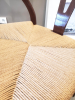 Carl Hansen & Søn - 4er-Set Y-Stuhl Ltd. Edition Mahagoni Schleiflack Natur Geflecht - 6