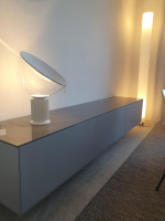 Piure - Sideboard Nex P51 Cool Grey Grau Abdeckplatte Oben Stone Grey ST01 Grau Wandhängend - 5