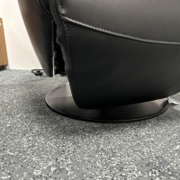 FSM - Relaxsessel FM 139 Mate Leder Living 2811 Schwarz Tellerfuß Metall Tiefschwarz Beschichtet Mit Elektrischer Verstellung - 2