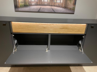 Venjakob - Sideboard 7243 3893 Lumea Lack Anthrazit Matt Und Eiche Gebürstet Mit LED Beleuchtung - 8
