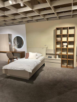 Rietberger Möbelwerke - Bett mit Anbauregal Skara Schlafen Lack Cashmere (R4) - 8