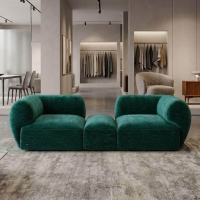 Bretz - Sofa Modulares Sofasystem Tharuun Sli-CE-Sre 100 Stoff 67 7137 Emerald Grün - 2