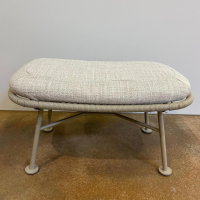 Walter Knoll - Sessel Shinzo Hybrid Outdoor Stoff Portofino Dune Beige Kordel Sand Gestell Metall Sand Beige Pulverbeschichtet Inklusive Hocker - 5