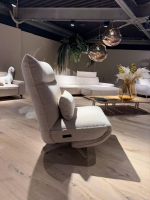 himolla - Relaxsessel Nova Stoff 20 Labomba Carrara Beige Sternfuß Metall Beige Inklusive Elektrische Verstellung Mit Akku - 10