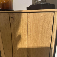 Contur - Highboard Mileto C Asteiche Gebürstet Geölt Gestell Metall Schwarz Mit LED Beleuchtung - 10