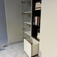 Kettnaker - Schrankkombination Alea Lack Kiesel Grau Absetzung Eiche Nero Inklusive Einteilung - 8