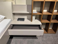 Rietberger Möbelwerke - Bett mit Anbauregal Skara Schlafen Lack Cashmere (R4) - 9