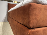 RUF Betten - Boxspringbett Cushido ALX R Stoff 07909 Rot Braun Fuß Mattschwarz Inklusive Kissen - 10