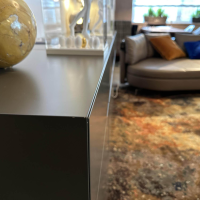 Christine Kröncke - Sideboard GAP Lack Terra Grau Braun Matt Mit Griffmodulen Chrom - 9