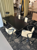 Vitra - Esstisch Belleville Table Bistro Outdoor Platte HPL 30 Schwarz Gestell Metall Tiefschwarz Pulverbeschichtet - 3