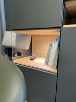 Hülsta - Sideboard Neo Natur Eiche Lack Grau Drei Schubladen Zwei Drehtüren - 5