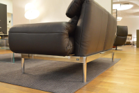 Rolf Benz - Sofa Plura L-SOB-BS 380/186 leather 38.105 gray-brown with adjustment functions - 3