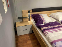 Natura - Doppelbett Scottsdale Wildeiche Soft Gebürstet Lack Samtgrau Grau Ohne Matratzen Lattenrost sowie Dekkoration - 5